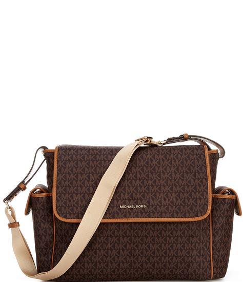 dillards michael kors diaper bags|Michael Kors baby bag.